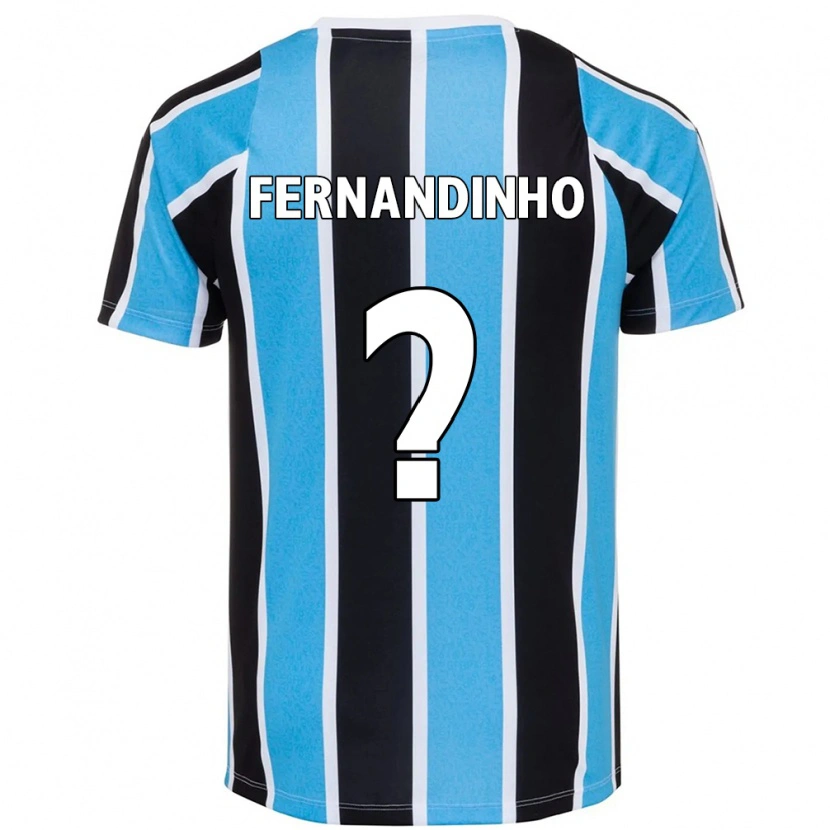 Danxen Kinder Fernandinho #0 Blau Schwarz Weiß Heimtrikot Trikot 2025/26 T-Shirt