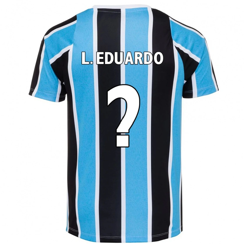 Danxen Kinder Luis Eduardo #0 Blau Schwarz Weiß Heimtrikot Trikot 2025/26 T-Shirt