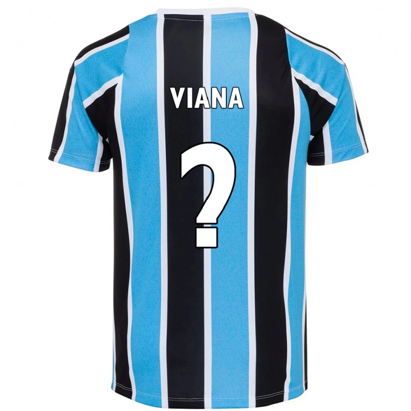 Danxen Kinder Arthur Viana #0 Blau Schwarz Weiß Heimtrikot Trikot 2025/26 T-Shirt