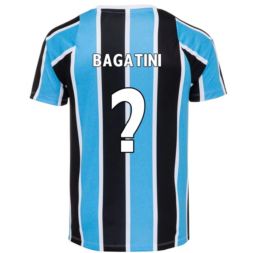 Danxen Kinder Gustavo Bagatini #0 Blau Schwarz Weiß Heimtrikot Trikot 2025/26 T-Shirt