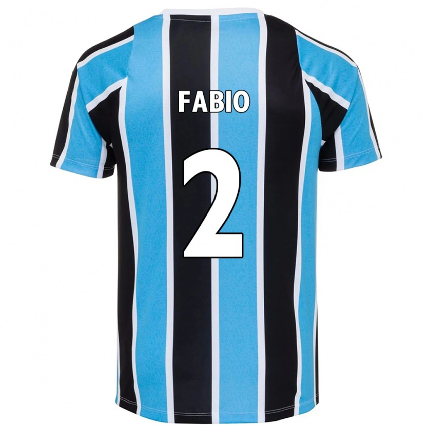 Danxen Kinder Fábio #2 Blau Schwarz Weiß Heimtrikot Trikot 2025/26 T-Shirt