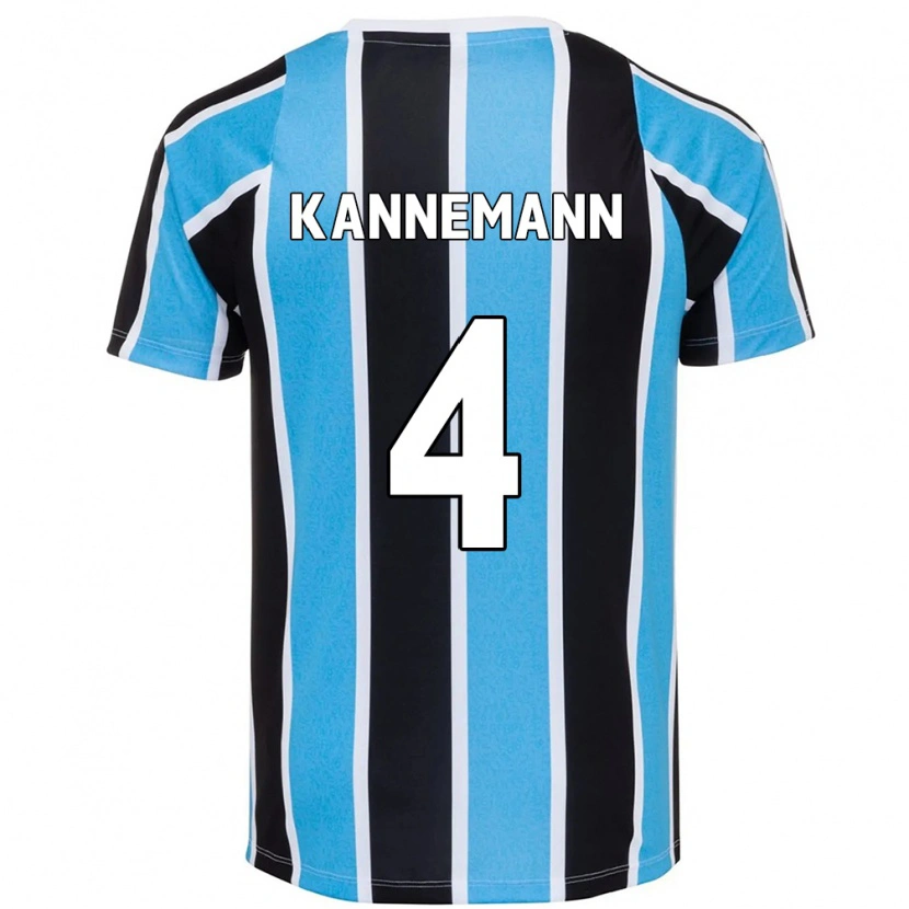 Danxen Kinder Walter Kannemann #4 Blau Schwarz Weiß Heimtrikot Trikot 2025/26 T-Shirt