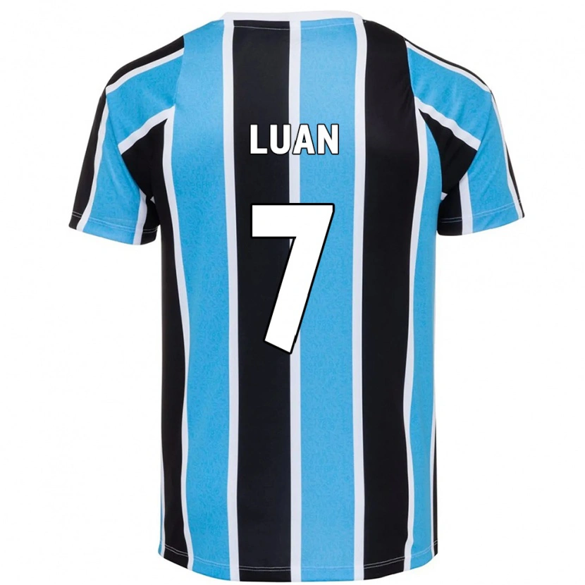 Danxen Kinder Luan #7 Blau Schwarz Weiß Heimtrikot Trikot 2025/26 T-Shirt
