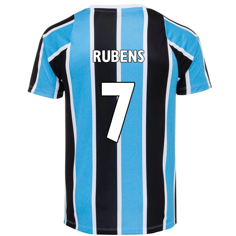 Danxen Kinder Rubens #7 Blau Schwarz Weiß Heimtrikot Trikot 2025/26 T-Shirt