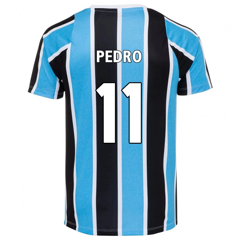 Danxen Kinder João Pedro #11 Blau Schwarz Weiß Heimtrikot Trikot 2025/26 T-Shirt