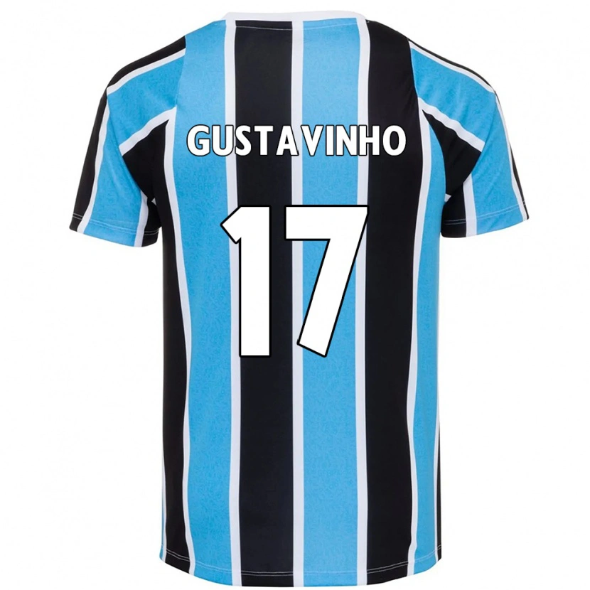 Danxen Kinder Gustavinho #17 Blau Schwarz Weiß Heimtrikot Trikot 2025/26 T-Shirt