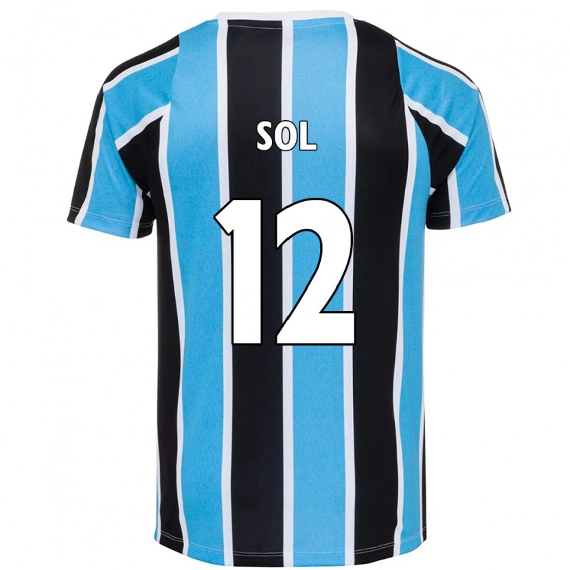 Danxen Kinder Sol #12 Blau Schwarz Weiß Heimtrikot Trikot 2025/26 T-Shirt