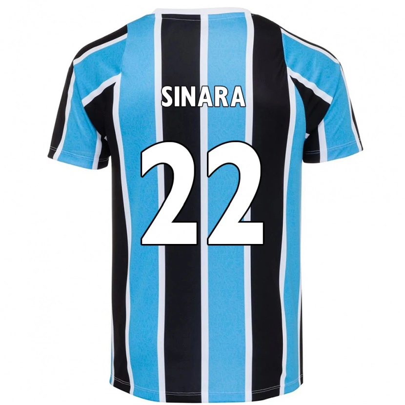 Danxen Kinder Sinara #22 Blau Schwarz Weiß Heimtrikot Trikot 2025/26 T-Shirt