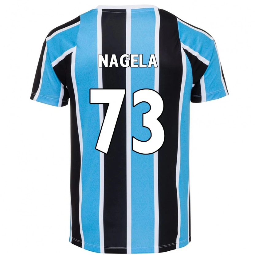 Danxen Kinder Nágela #73 Blau Schwarz Weiß Heimtrikot Trikot 2025/26 T-Shirt