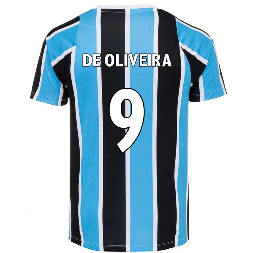 Danxen Kinder Veridiana Mostaco De Oliveira #9 Blau Schwarz Weiß Heimtrikot Trikot 2025/26 T-Shirt