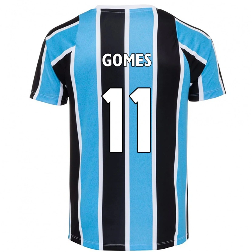 Danxen Kinder Joyce Gomes Da Silva #11 Blau Schwarz Weiß Heimtrikot Trikot 2025/26 T-Shirt