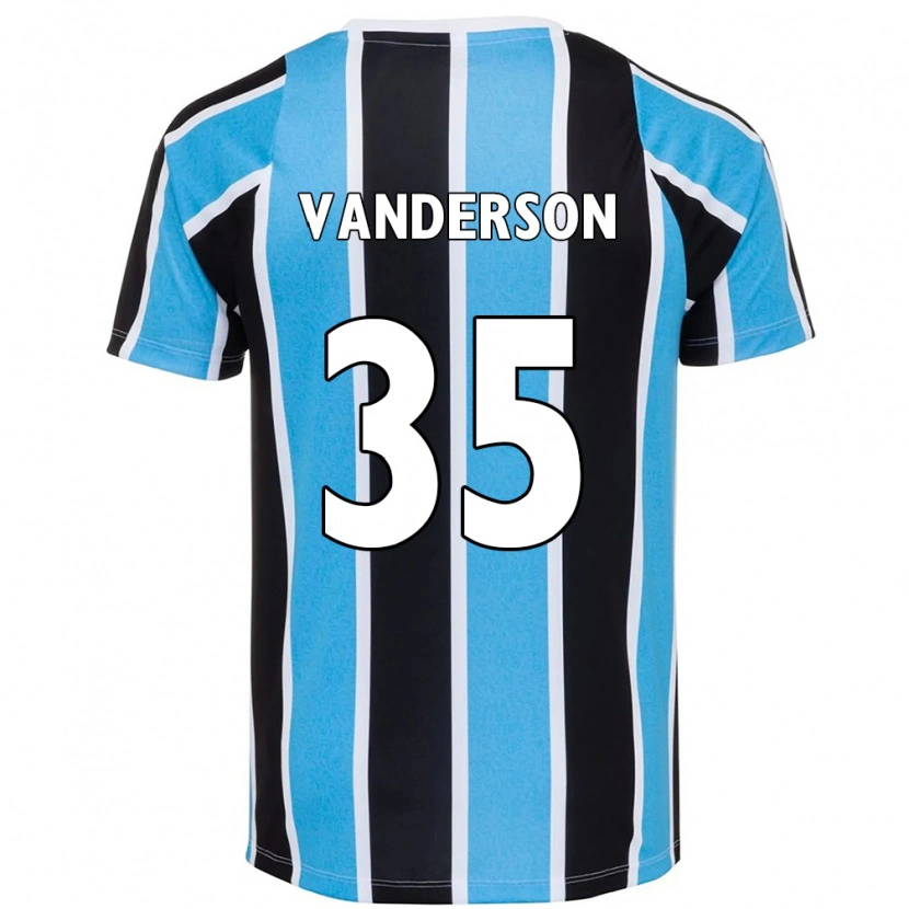Danxen Kinder Vanderson #35 Blau Schwarz Weiß Heimtrikot Trikot 2025/26 T-Shirt
