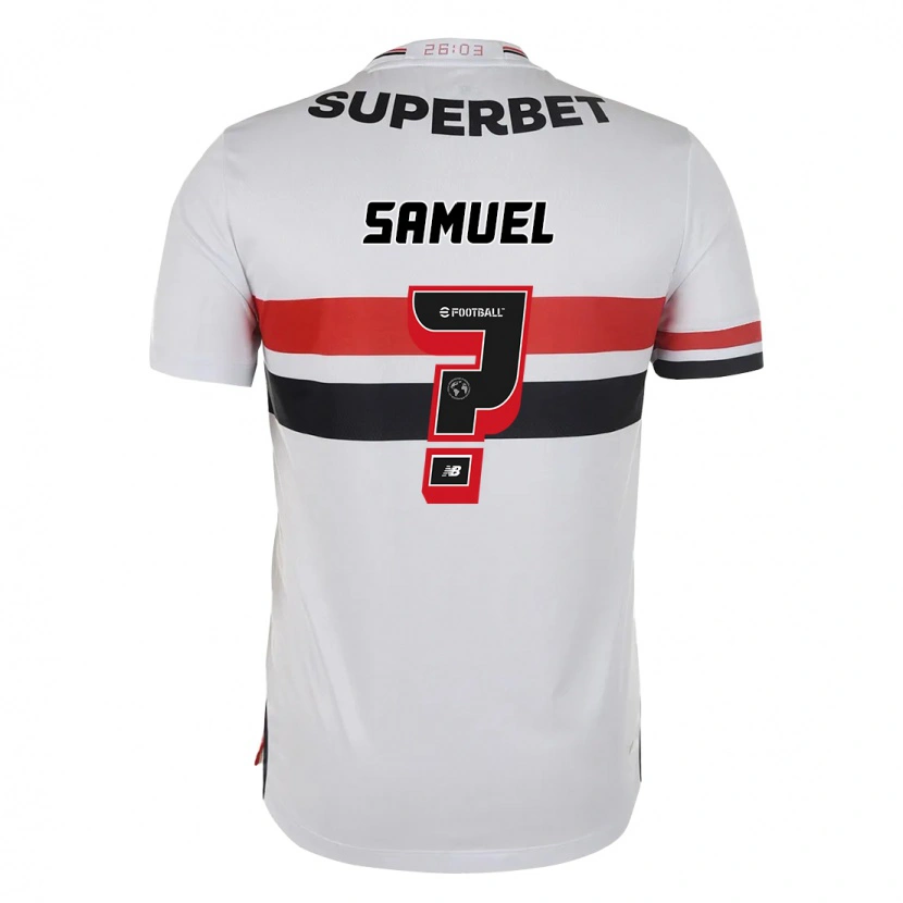 Danxen Kinder Samuel #0 Rot Schwarz Weiß Heimtrikot Trikot 2025/26 T-Shirt
