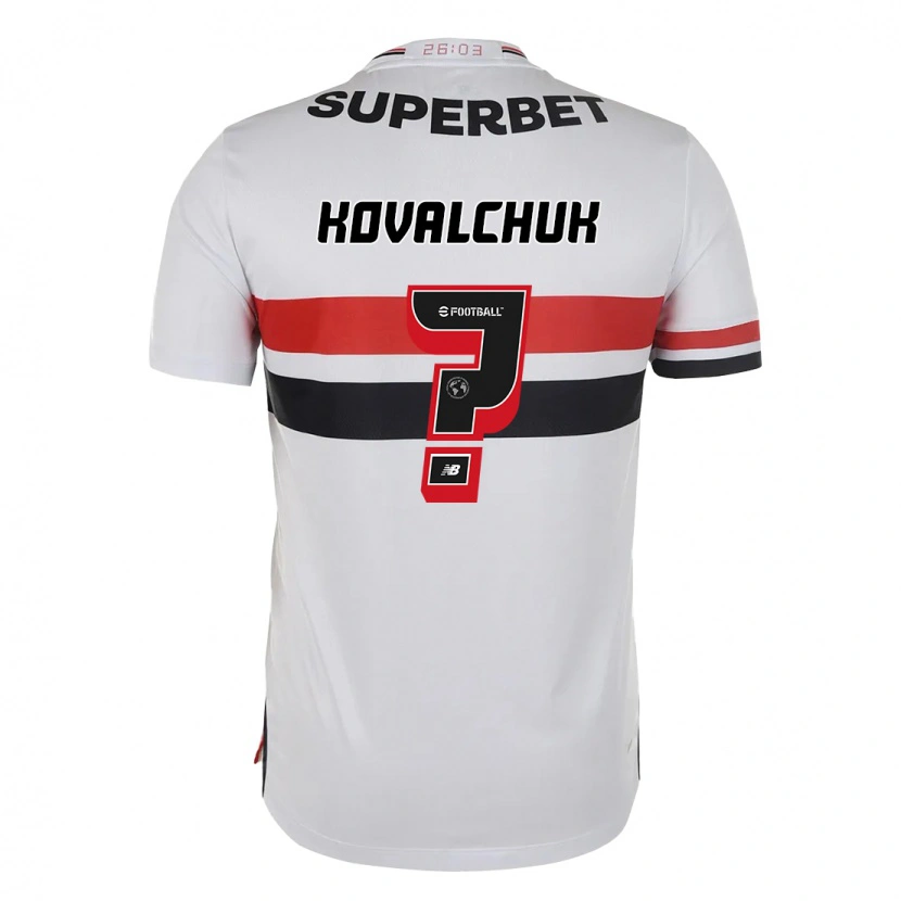 Danxen Kinder Filipp Kovalchuk #0 Rot Schwarz Weiß Heimtrikot Trikot 2025/26 T-Shirt