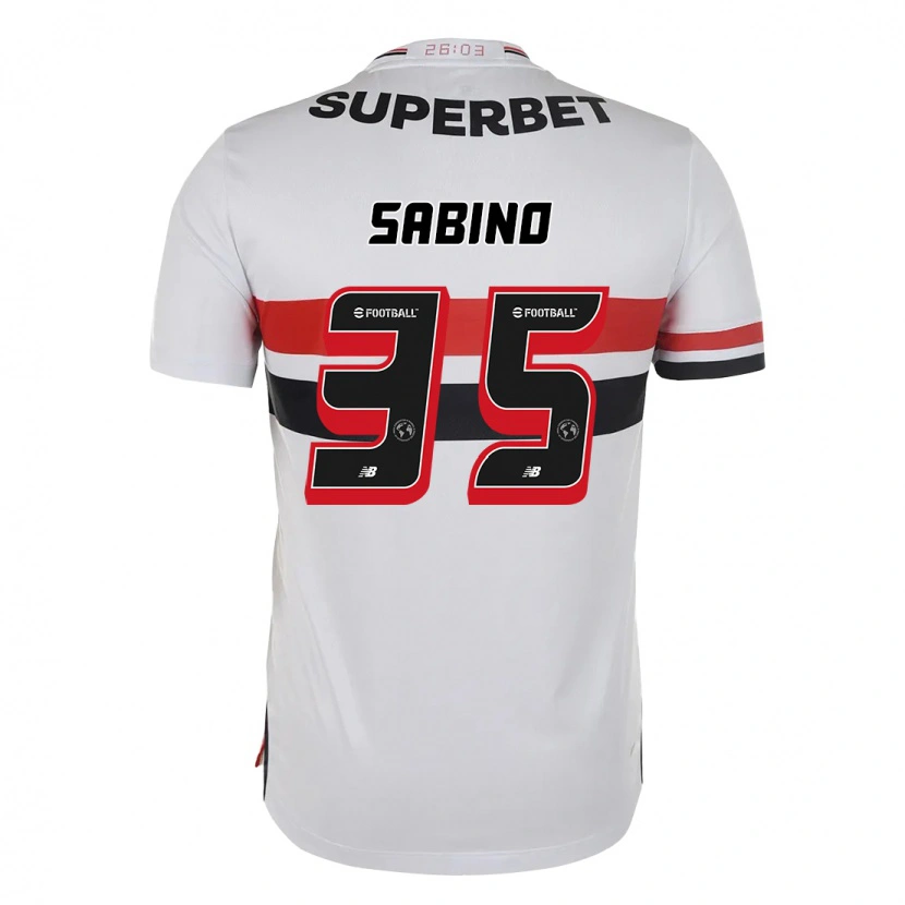 Danxen Kinder Sabino #35 Rot Schwarz Weiß Heimtrikot Trikot 2025/26 T-Shirt