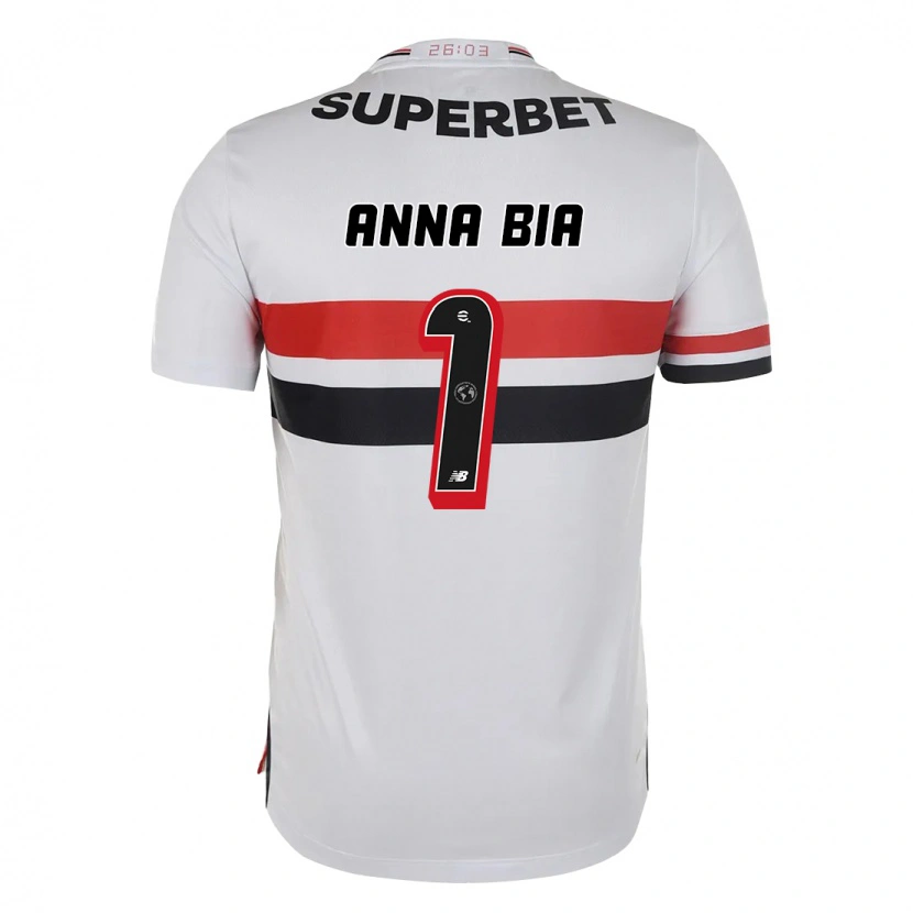Danxen Kinder Anna Bia #1 Rot Schwarz Weiß Heimtrikot Trikot 2025/26 T-Shirt