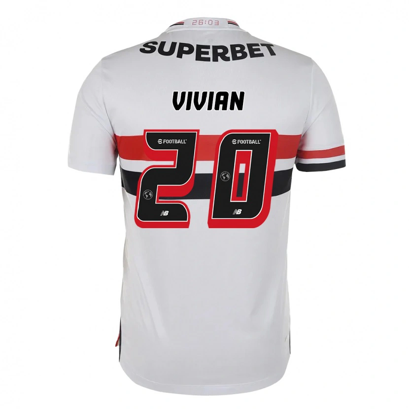 Danxen Kinder Vivian #20 Rot Schwarz Weiß Heimtrikot Trikot 2025/26 T-Shirt