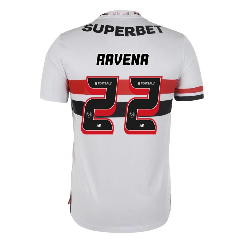Danxen Kinder Ravena #22 Rot Schwarz Weiß Heimtrikot Trikot 2025/26 T-Shirt
