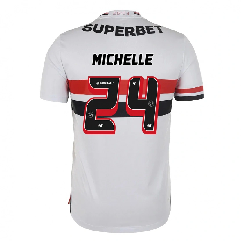 Danxen Kinder Michelle #24 Rot Schwarz Weiß Heimtrikot Trikot 2025/26 T-Shirt