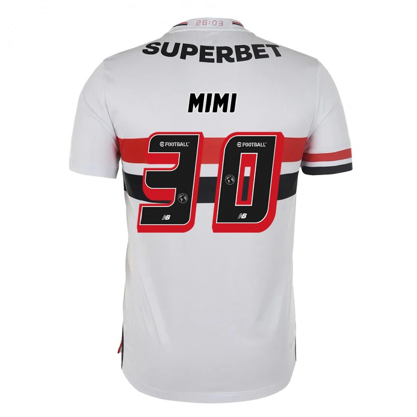Danxen Kinder Mimi #30 Rot Schwarz Weiß Heimtrikot Trikot 2025/26 T-Shirt