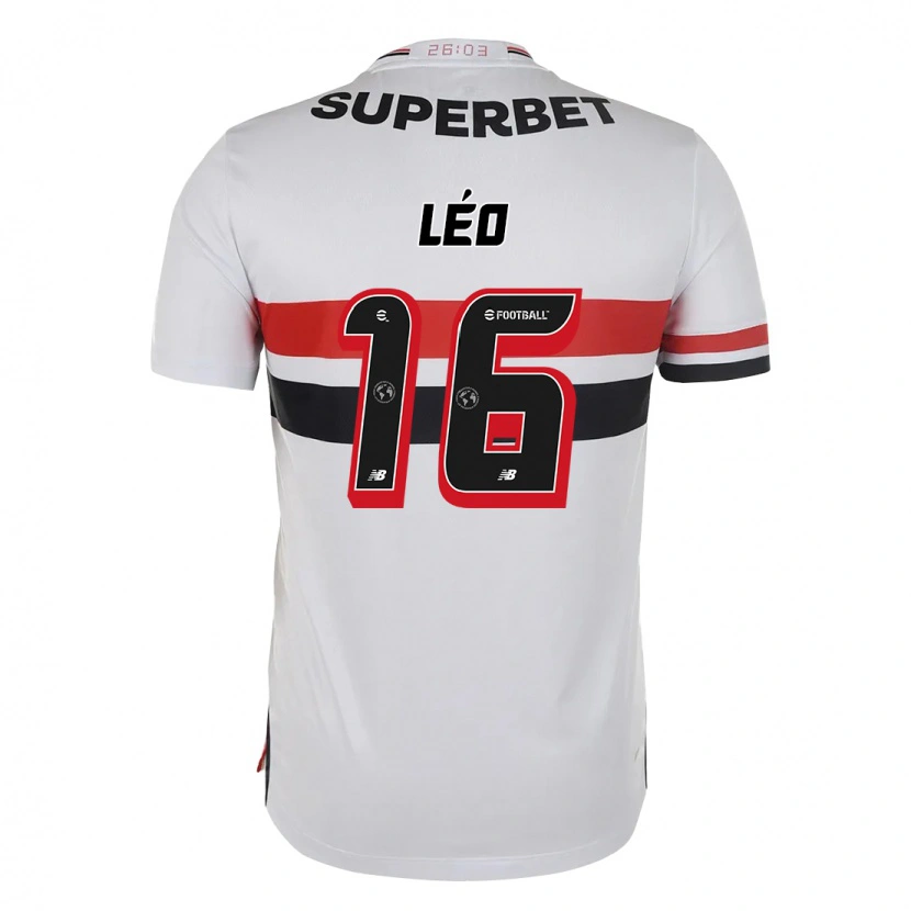 Danxen Kinder Leo #16 Rot Schwarz Weiß Heimtrikot Trikot 2025/26 T-Shirt