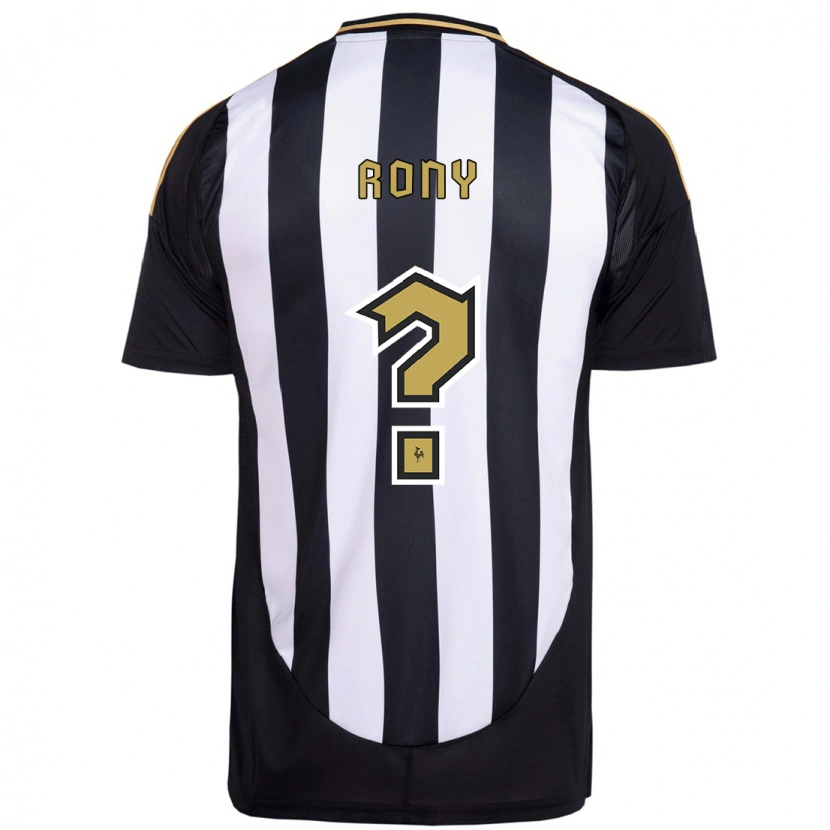 Danxen Kinder Rony #0 Weiß Schwarz Heimtrikot Trikot 2025/26 T-Shirt