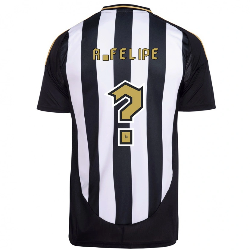 Danxen Kinder Ryan Felipe #0 Weiß Schwarz Heimtrikot Trikot 2025/26 T-Shirt