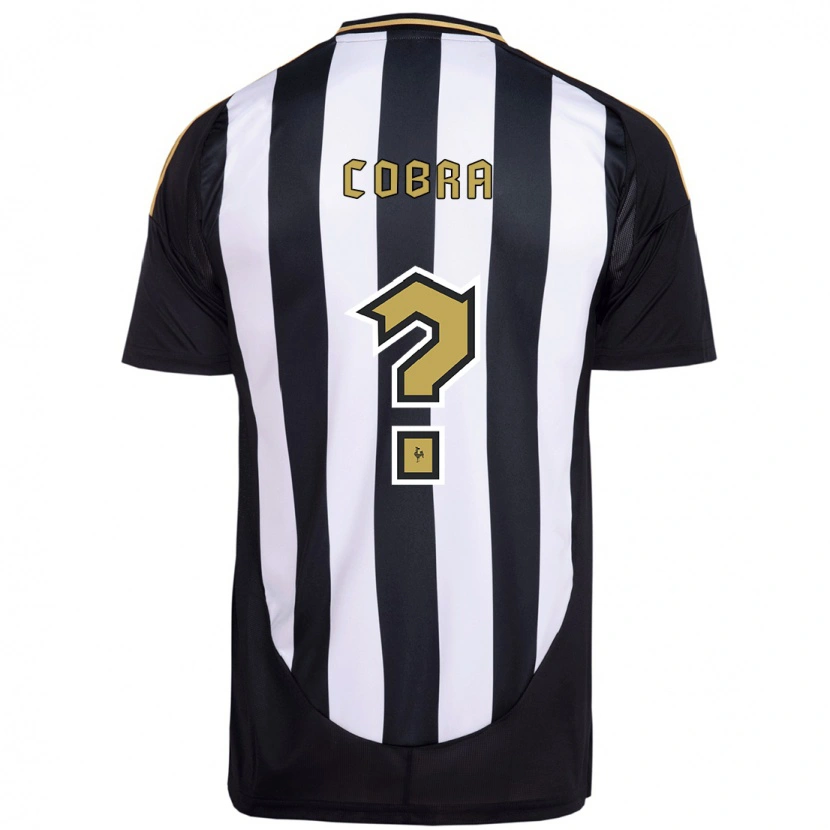 Danxen Kinder Pedro Cobra #0 Weiß Schwarz Heimtrikot Trikot 2025/26 T-Shirt