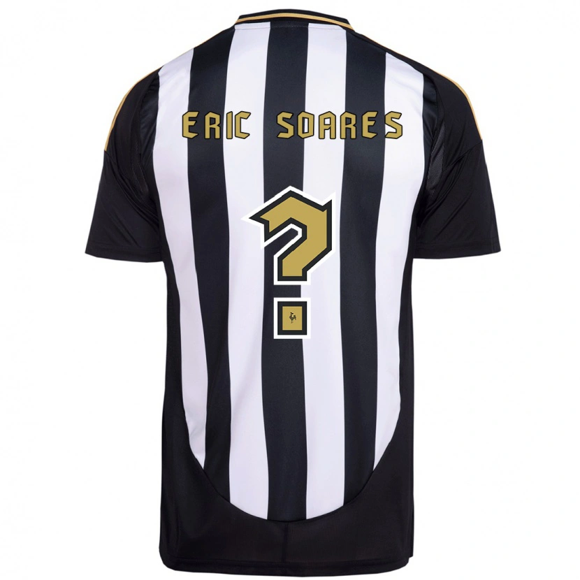 Danxen Kinder Eric Soares #0 Weiß Schwarz Heimtrikot Trikot 2025/26 T-Shirt