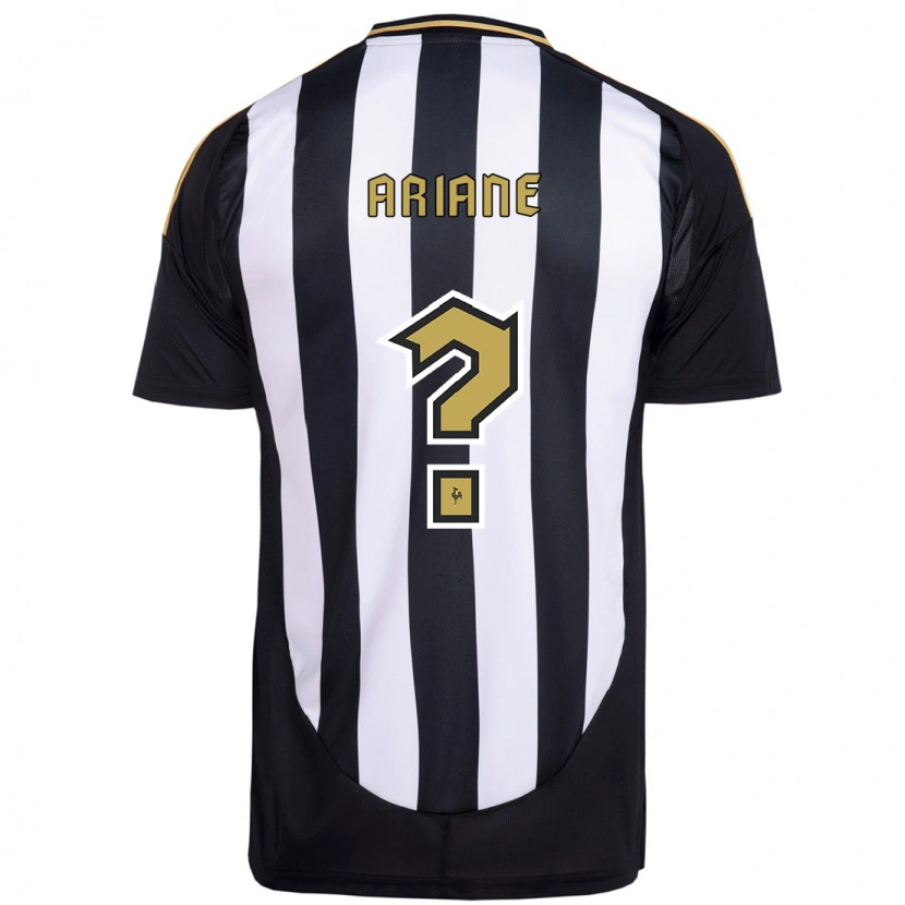 Danxen Kinder Ariane #0 Weiß Schwarz Heimtrikot Trikot 2025/26 T-Shirt