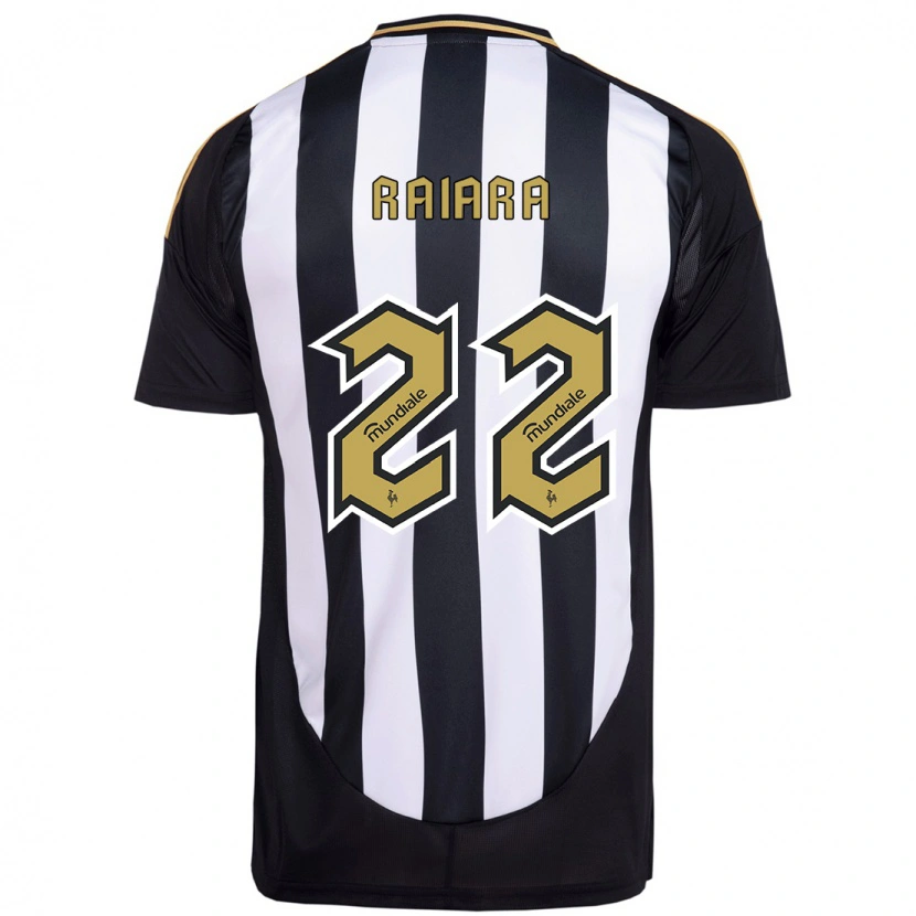 Danxen Kinder Raiara #22 Weiß Schwarz Heimtrikot Trikot 2025/26 T-Shirt