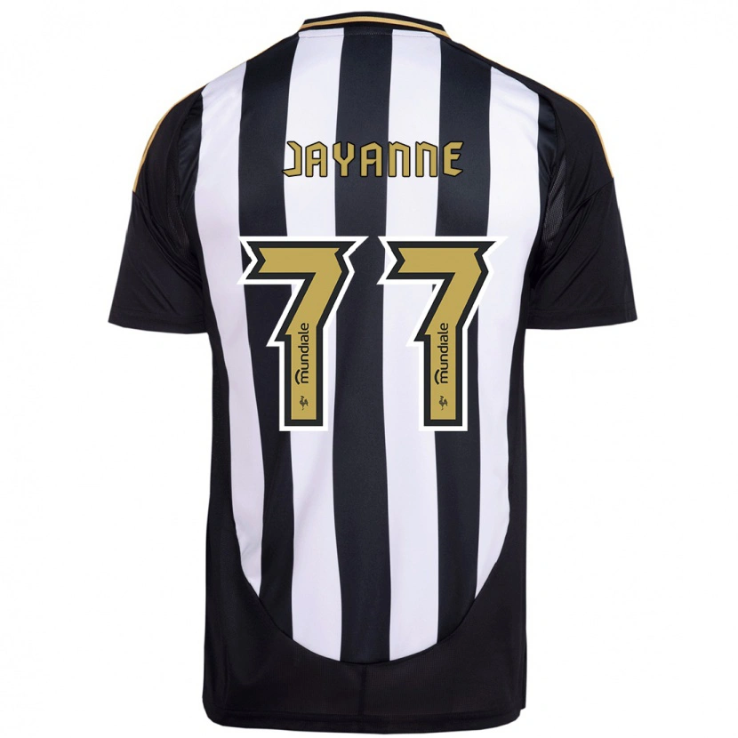 Danxen Kinder Jayanne #77 Weiß Schwarz Heimtrikot Trikot 2025/26 T-Shirt