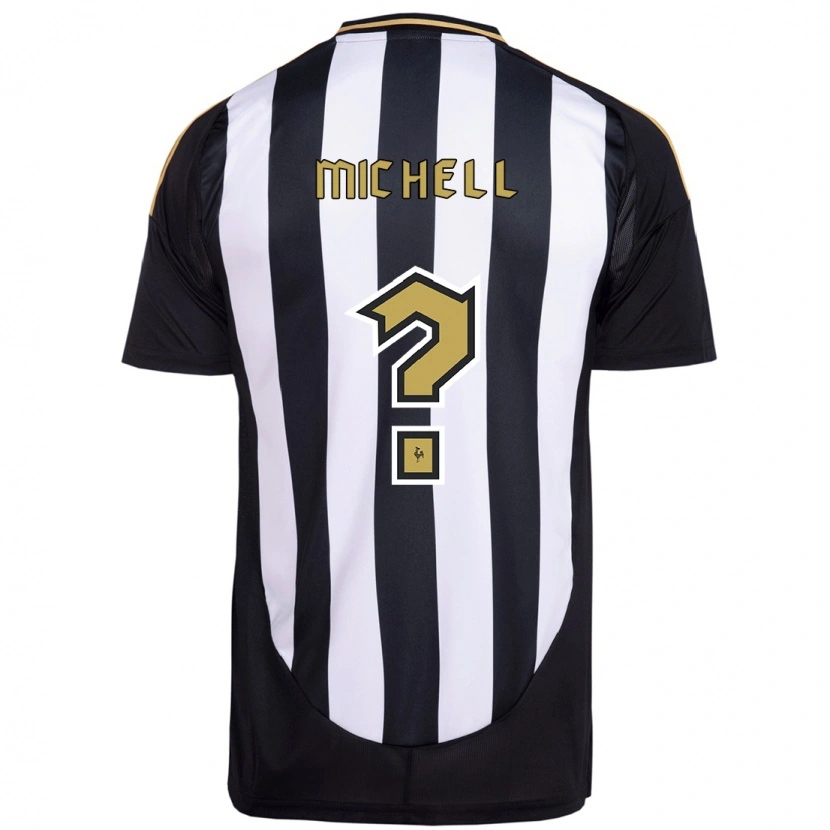 Danxen Kinder Victor Michell #0 Weiß Schwarz Heimtrikot Trikot 2025/26 T-Shirt