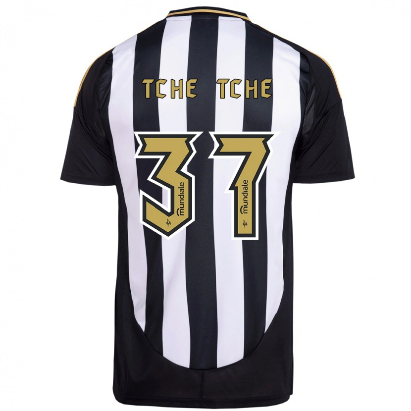 Danxen Kinder Tche Tche #37 Weiß Schwarz Heimtrikot Trikot 2025/26 T-Shirt