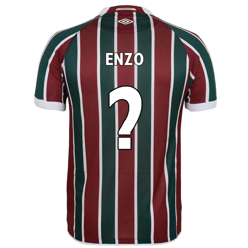 Danxen Kinder Enzo #0 Grün Kastanienbraun Weiß Heimtrikot Trikot 2025/26 T-Shirt
