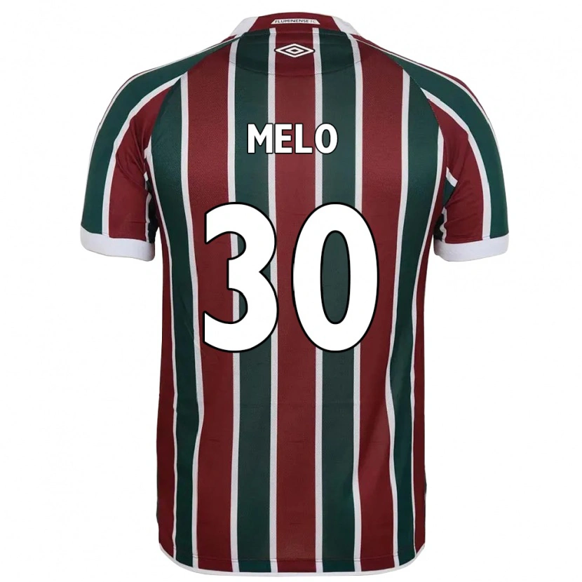 Danxen Kinder Felipe Melo #30 Grün Kastanienbraun Weiß Heimtrikot Trikot 2025/26 T-Shirt
