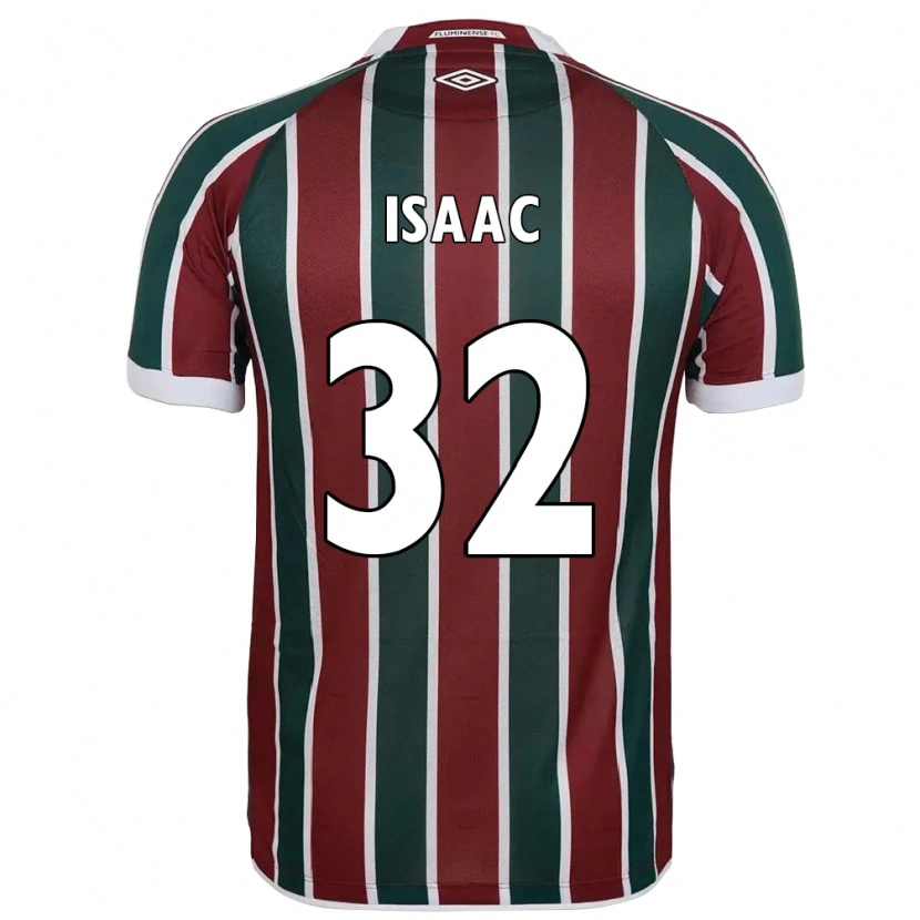 Danxen Kinder Isaac #32 Grün Kastanienbraun Weiß Heimtrikot Trikot 2025/26 T-Shirt