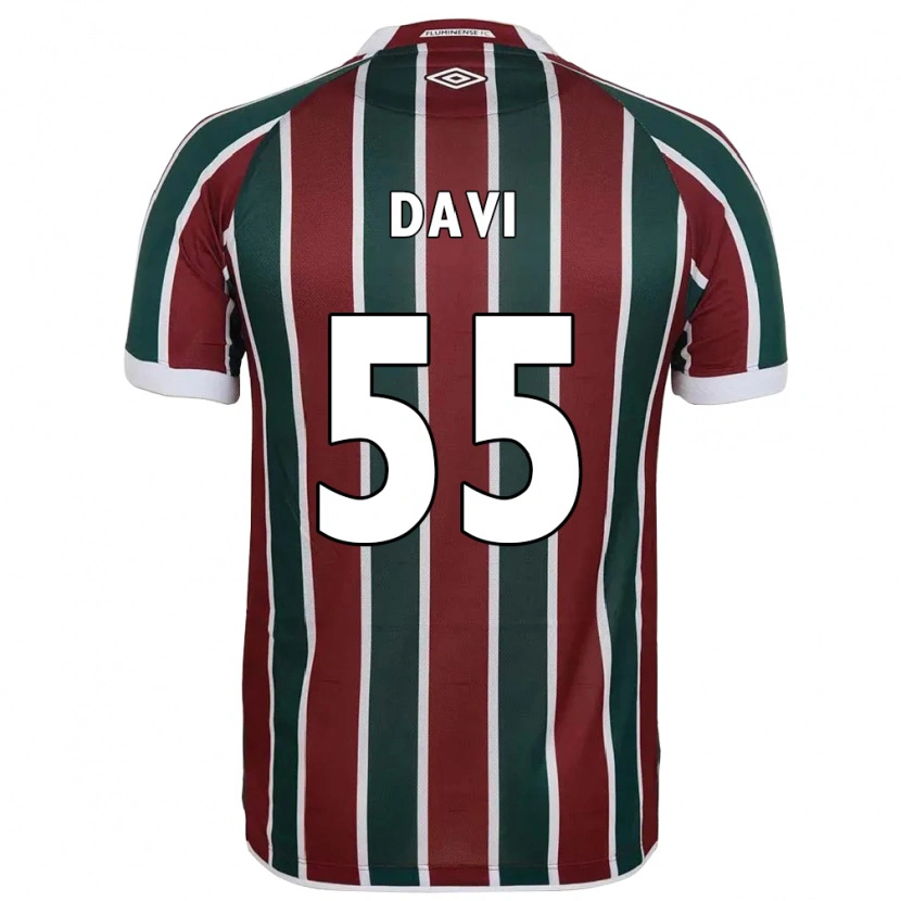 Danxen Kinder Wallace Davi #55 Grün Kastanienbraun Weiß Heimtrikot Trikot 2025/26 T-Shirt