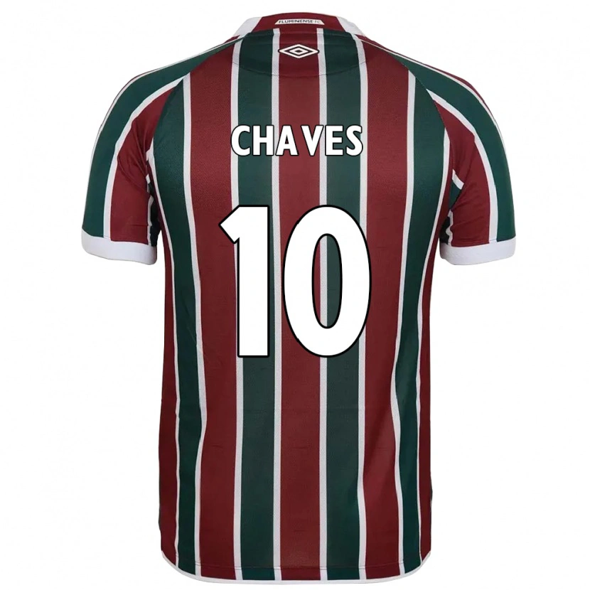 Danxen Kinder Carol Chaves #10 Grün Kastanienbraun Weiß Heimtrikot Trikot 2025/26 T-Shirt
