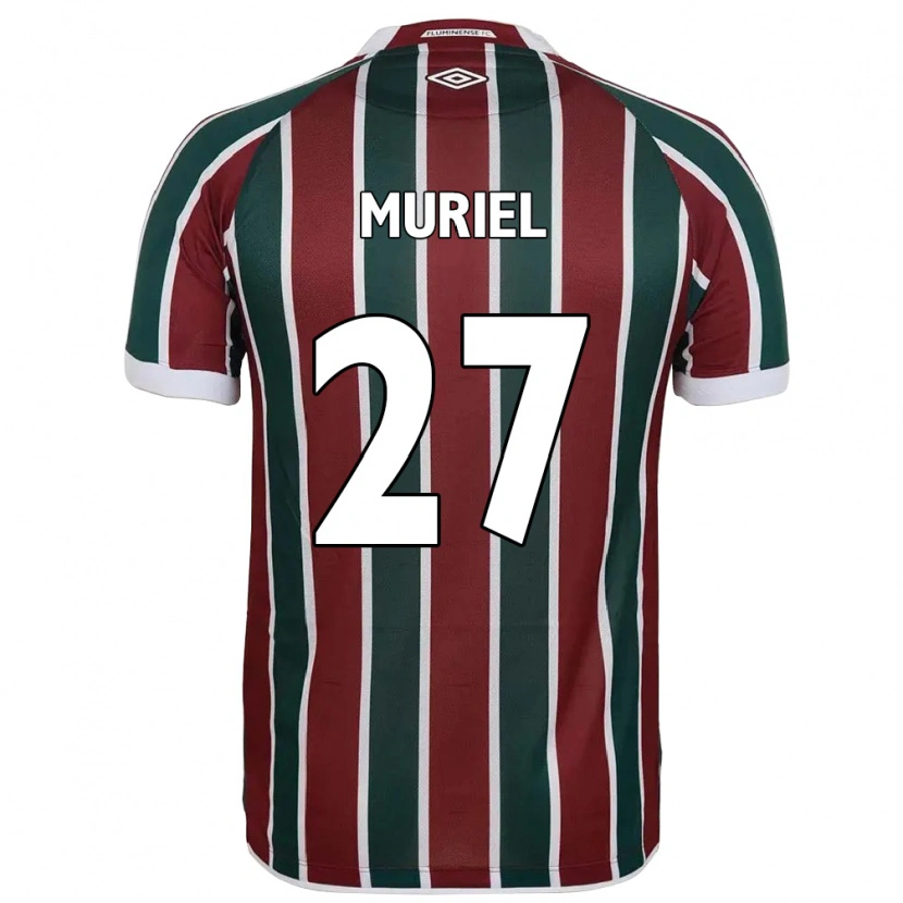 Danxen Kinder Muriel #27 Grün Kastanienbraun Weiß Heimtrikot Trikot 2025/26 T-Shirt