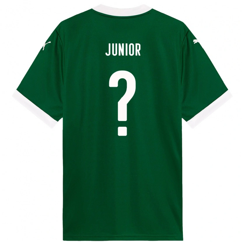 Danxen Kinder Gilberto Junior #0 Grün Weiß Heimtrikot Trikot 2025/26 T-Shirt