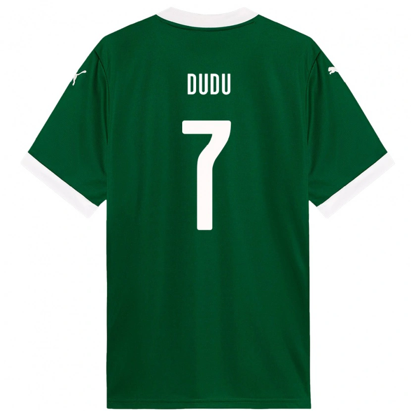 Danxen Kinder Dudu #7 Grün Weiß Heimtrikot Trikot 2025/26 T-Shirt