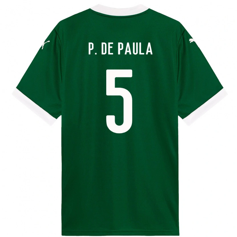 Danxen Kinder Patrick De Paula #5 Grün Weiß Heimtrikot Trikot 2025/26 T-Shirt