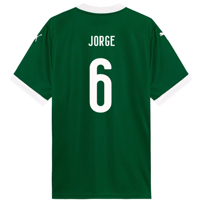Danxen Kinder Jorge #6 Grün Weiß Heimtrikot Trikot 2025/26 T-Shirt