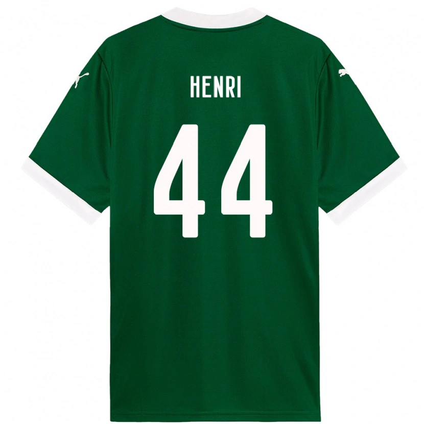 Danxen Kinder Henri #44 Grün Weiß Heimtrikot Trikot 2025/26 T-Shirt
