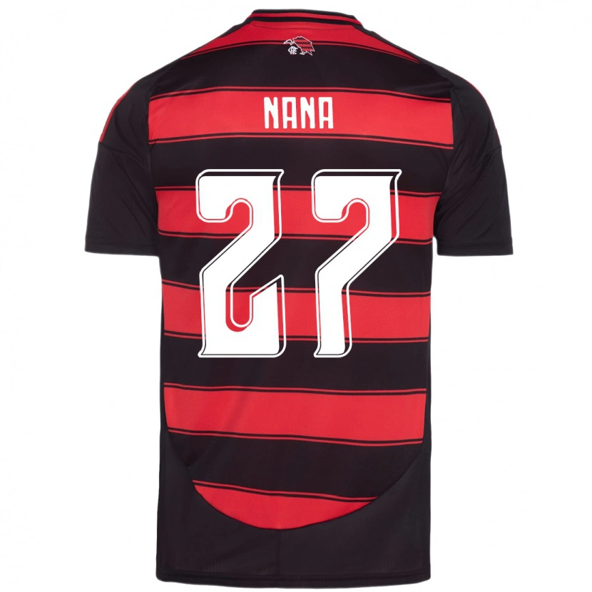 Danxen Kinder Naná #27 Rot Schwarz Heimtrikot Trikot 2025/26 T-Shirt
