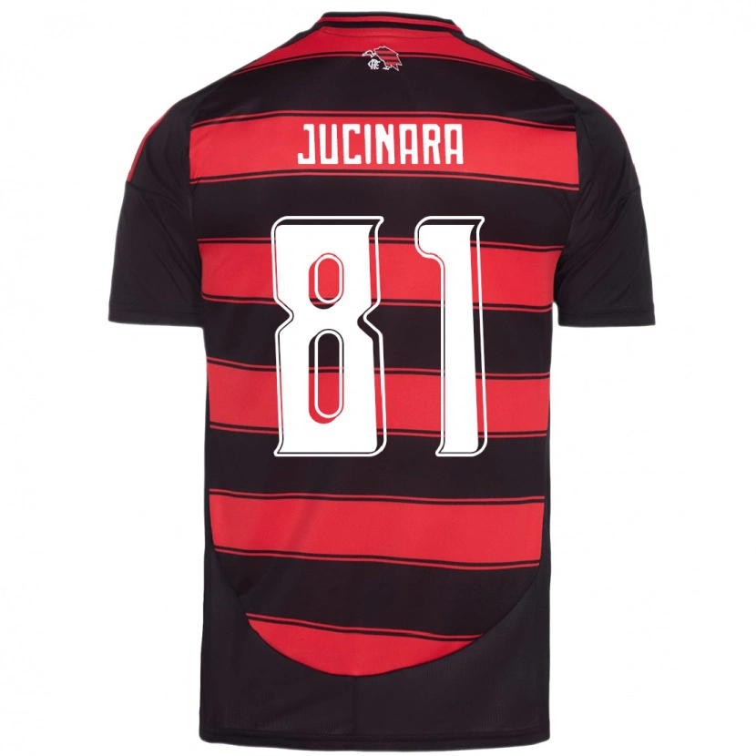 Danxen Kinder Jucinara #81 Rot Schwarz Heimtrikot Trikot 2025/26 T-Shirt