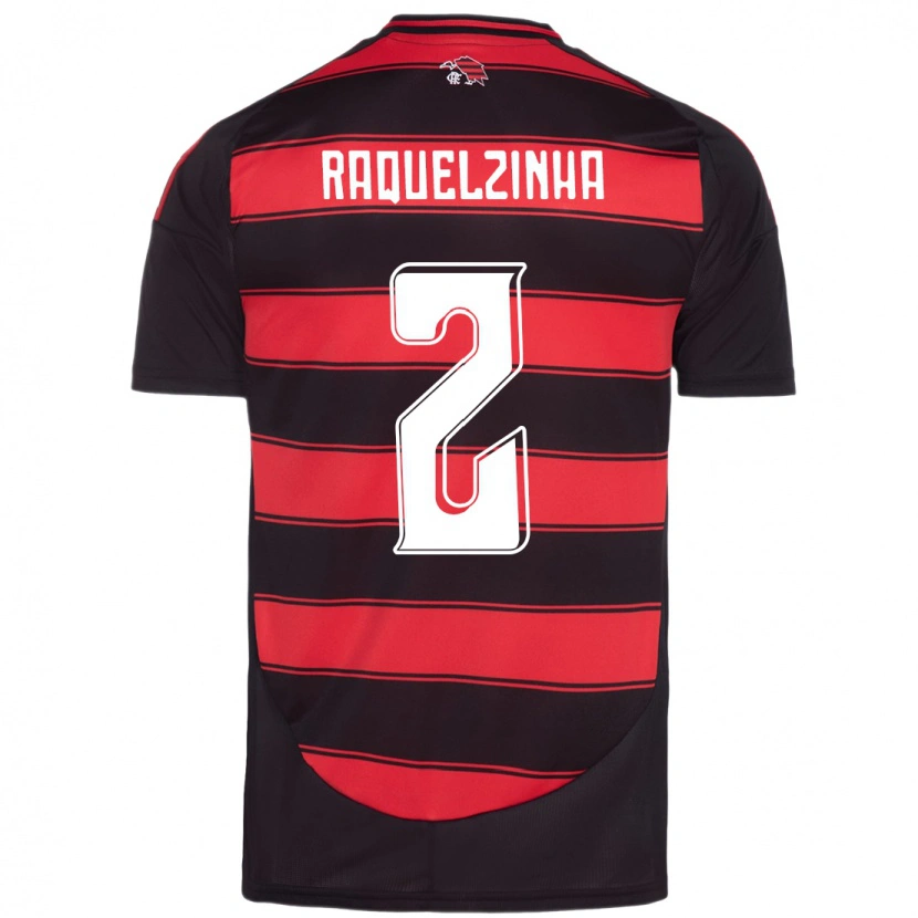 Danxen Kinder Raquelzinha #2 Rot Schwarz Heimtrikot Trikot 2025/26 T-Shirt