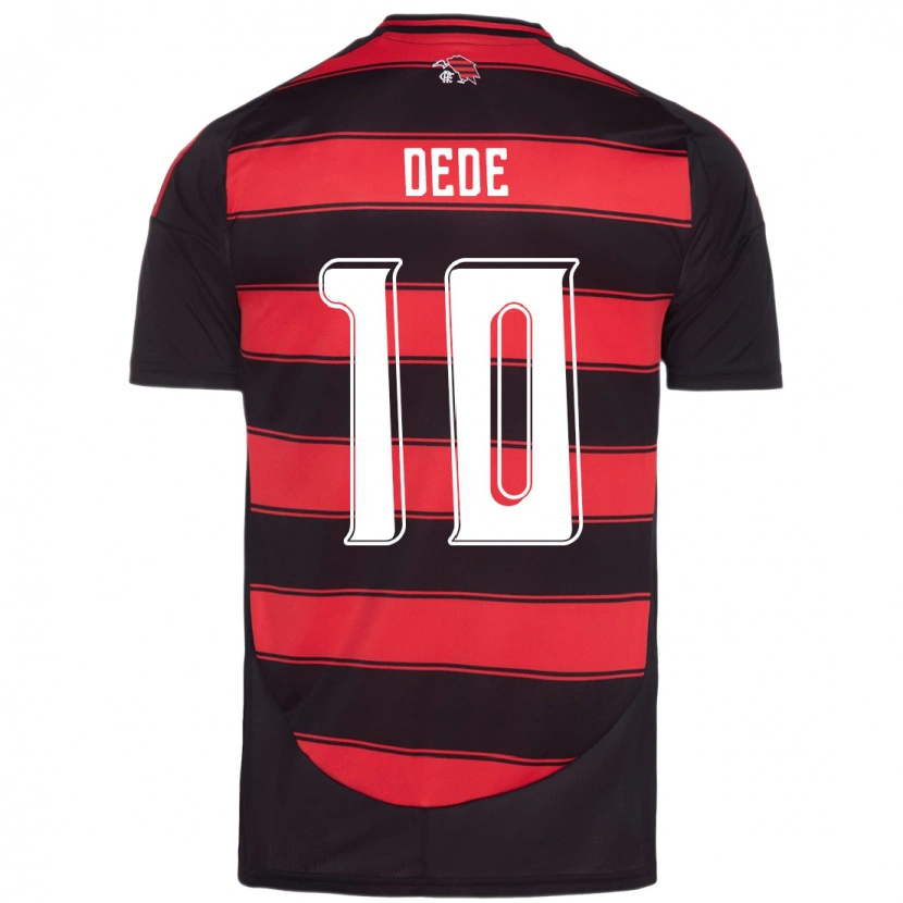Danxen Kinder Andressa Dede #10 Rot Schwarz Heimtrikot Trikot 2025/26 T-Shirt