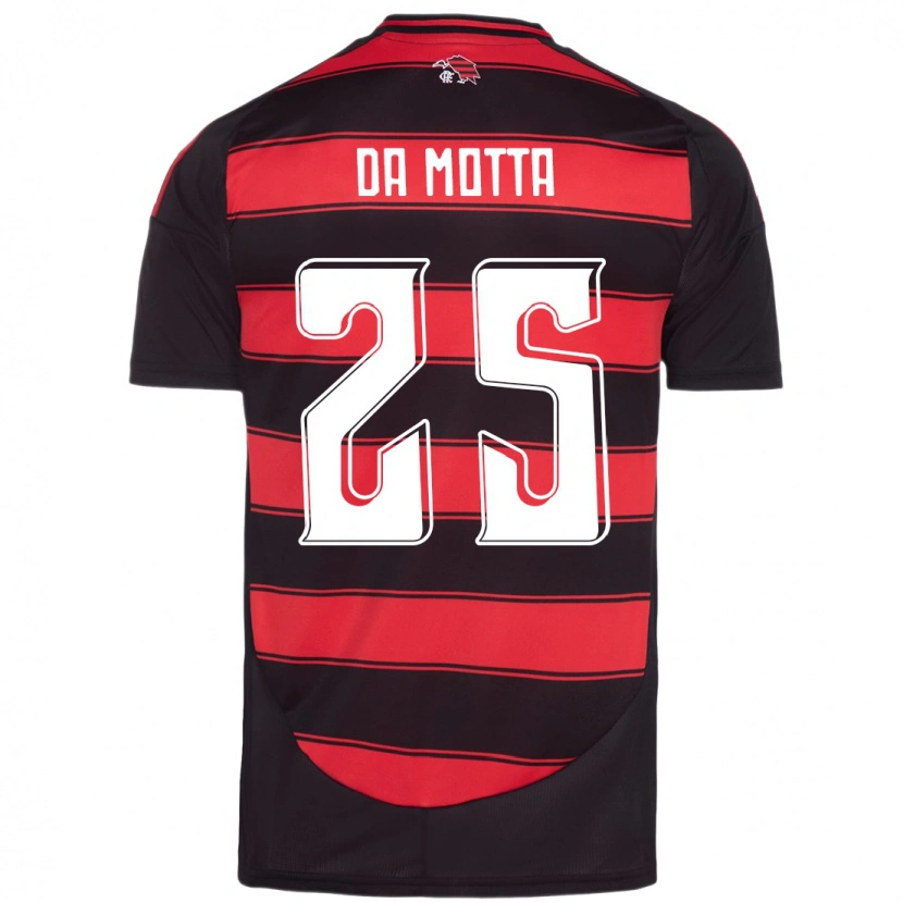 Danxen Kinder Piris Da Motta #25 Rot Schwarz Heimtrikot Trikot 2025/26 T-Shirt